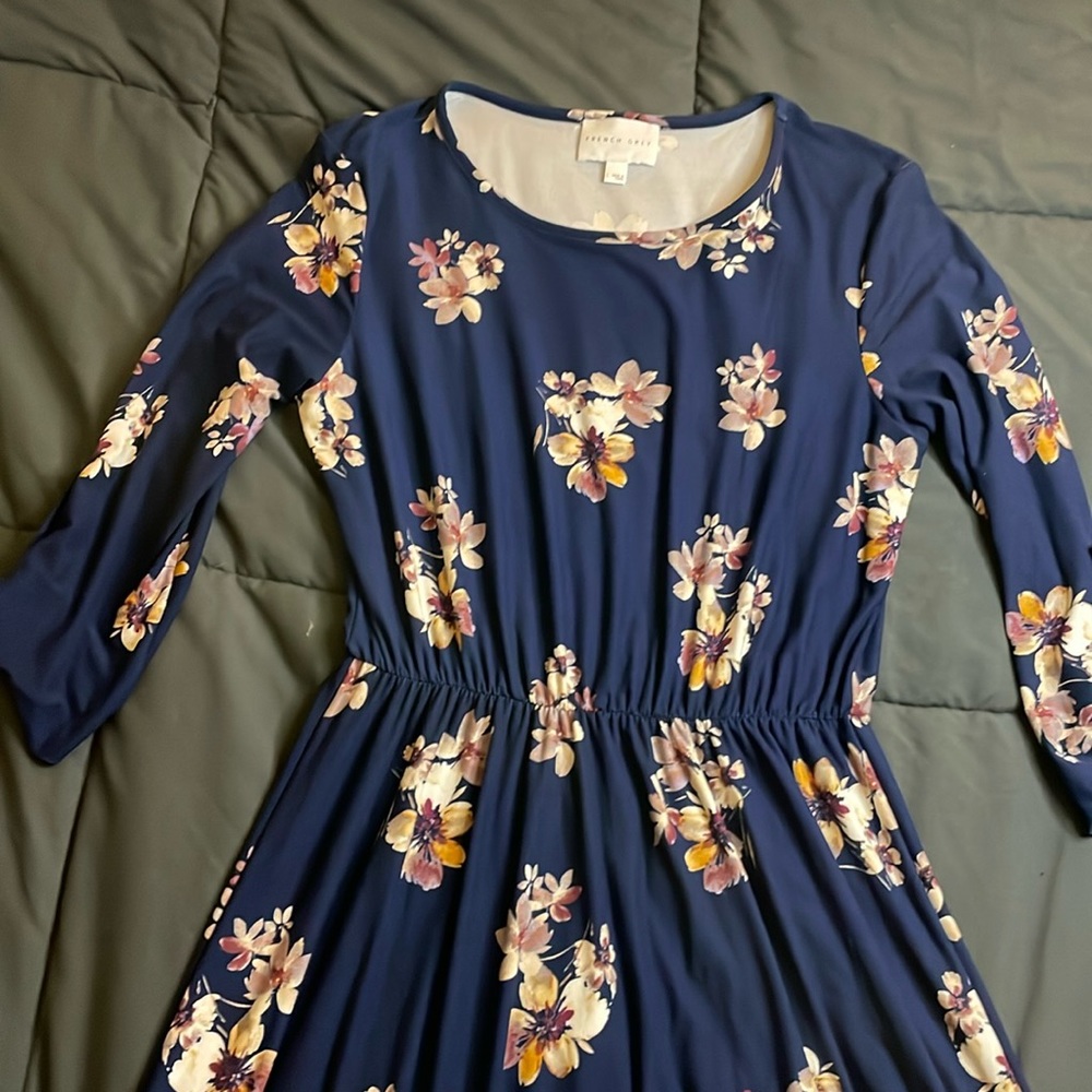 French Gray Murphy brushed knit dress